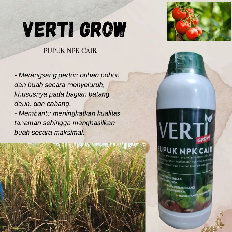 Pupuk NPK cair untuk padi, Nutrisi agar tanaman cepat berbuah