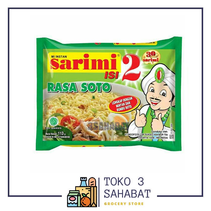 

Sarimi Kuah isi 2 Rasa Soto