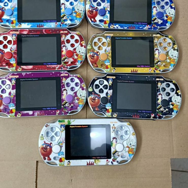 Terbaru.. Game Gameboy PSP PVP Portable Evercoss EG-V260 32bit Game Sega Gamebot DBL Analog Game Ana