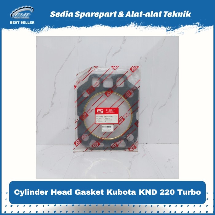 Cylinder Head Gasket Packing Perpak Diesel Kubota KND 220 Turbo