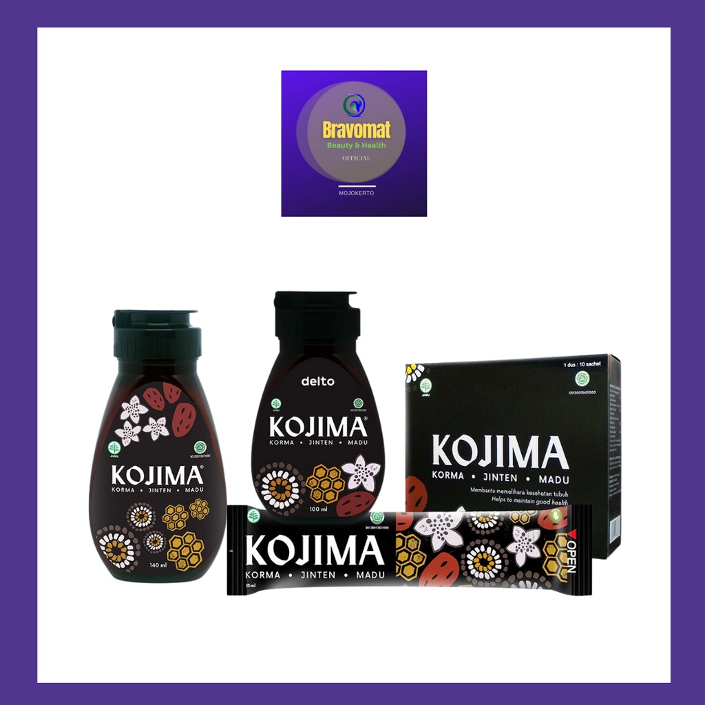 Kojima Korma Jinten Madu / Kojima Botol 140 ML / Kojima Botol 100 ML / Kojima 1 Dus 10 Sachet
