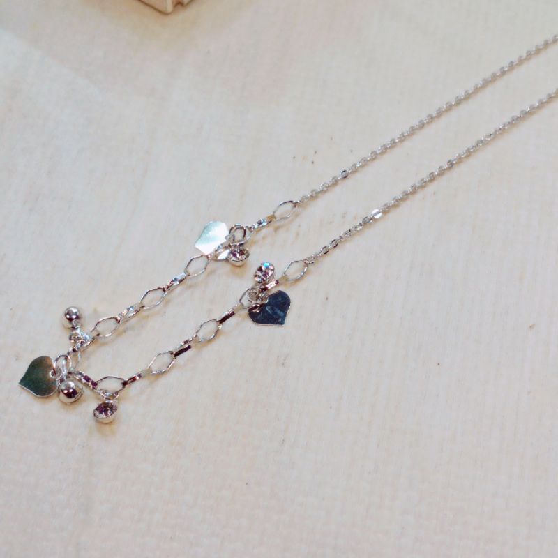 gelang kaki xuping+gelang xuping silver+