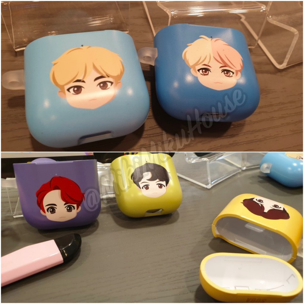 OFFICIAL BTS AIRPODS & BUDS CASE BT21 IPHONE SAMSUNG X XS XR 11 PRO EARPHONE BTS TINYTAN AIRPODS PRO