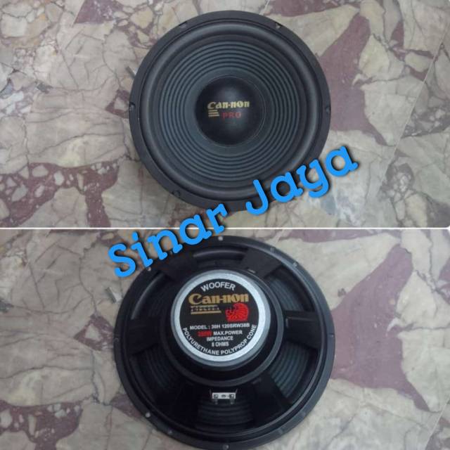 PROMO Speaker Woofer Can-non 12 INCH