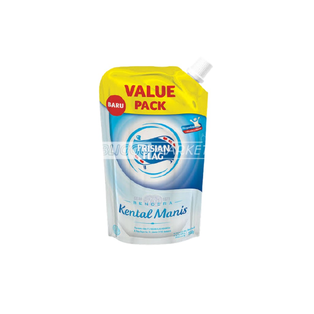 

Frisian Flag ( Sachet, Kaleng, Pouch)/Susu Kental Manis-560gr