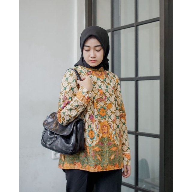 Baju Batik Wanita Modern Atasan Batik Modern Batik Kerja