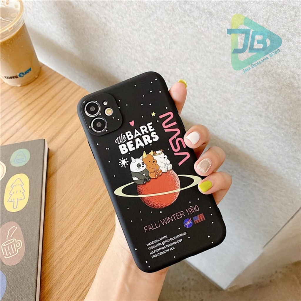 SOFTCASE MACARON PELINDUNG KAMERA CUSTOM BEAR NASA OPPO VIVO SAMSUNG REALME XIAOMI IPHONE INFINIX FOR ALL TYPE JB5855