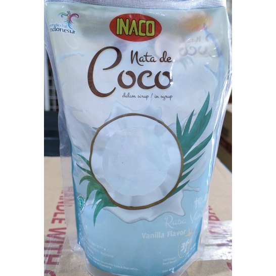 Inaco Nata de Coco in Syrup berisi 2x 360 gr