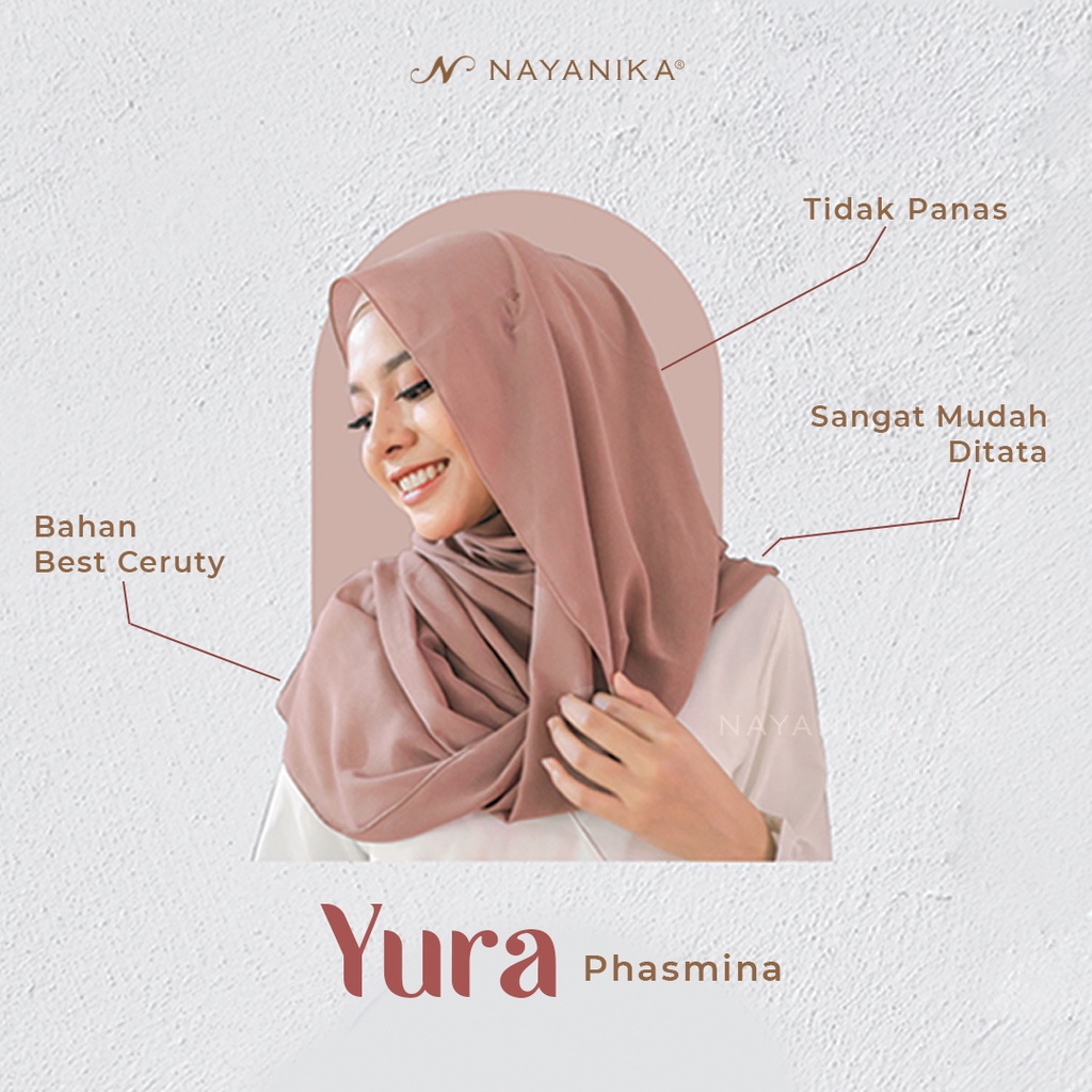 Nayanika Hijab / Hijab Pashmina / Yura Pashmina