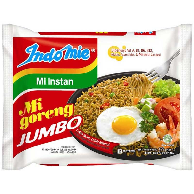 

Indomie Mie Goreng Jumbo 129 gr