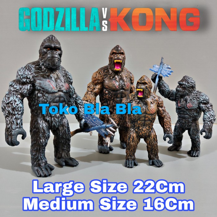 king kong vs godzilla mainan figure kingkong Vs Skull Crawler