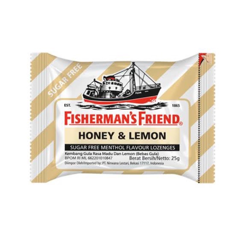 

Fisherman’s Friend Honey Lemon Sugar Free 25 Gram