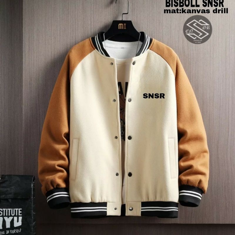 Jaket bomber pria / jaket bomber pria mat kanvas dril sensor terbaru original