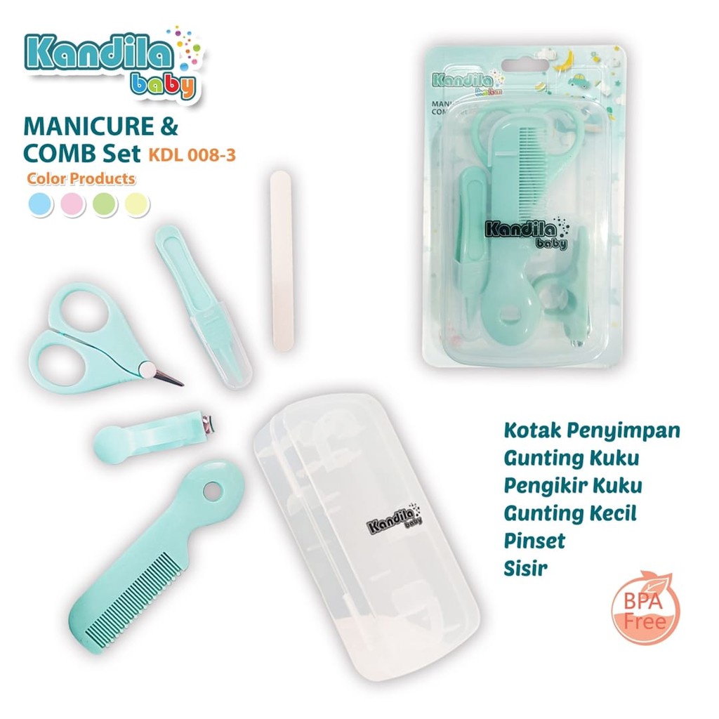 Kandila Baby Manicure&amp;Comb Set