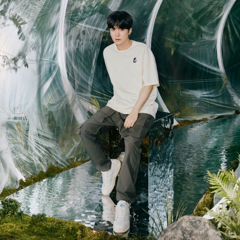 [READY] BTS Fila Back To Nature Earth Pocket T-Shirt Suga OFFICIAL