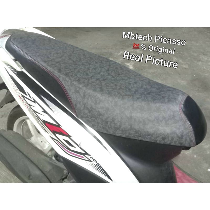 Kulit Jok motor MBTECH PICASSO ORIGINAL/Sarung jok motor MBtech original type Picasso /kulit sarung 
