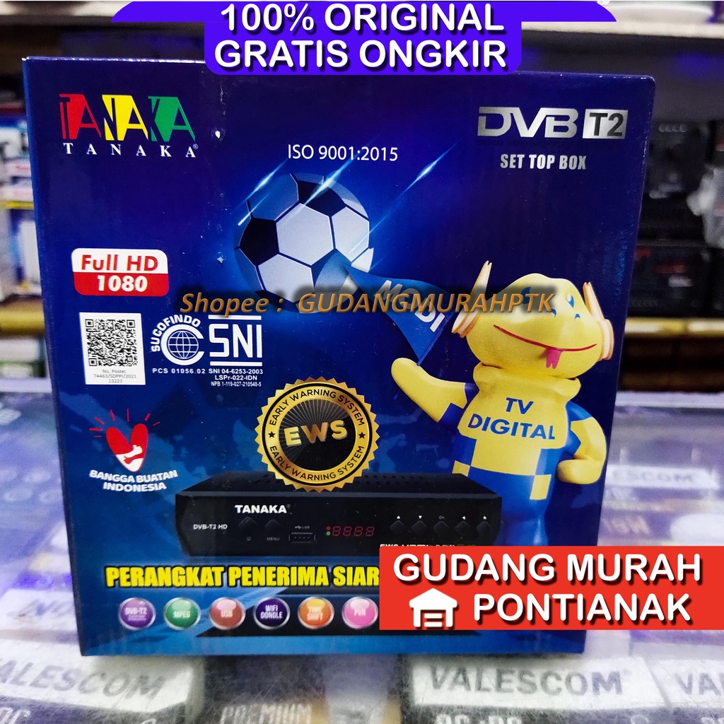 Set Top Box TANAKA DIGITAL TV DVB T2 STB TERBARU