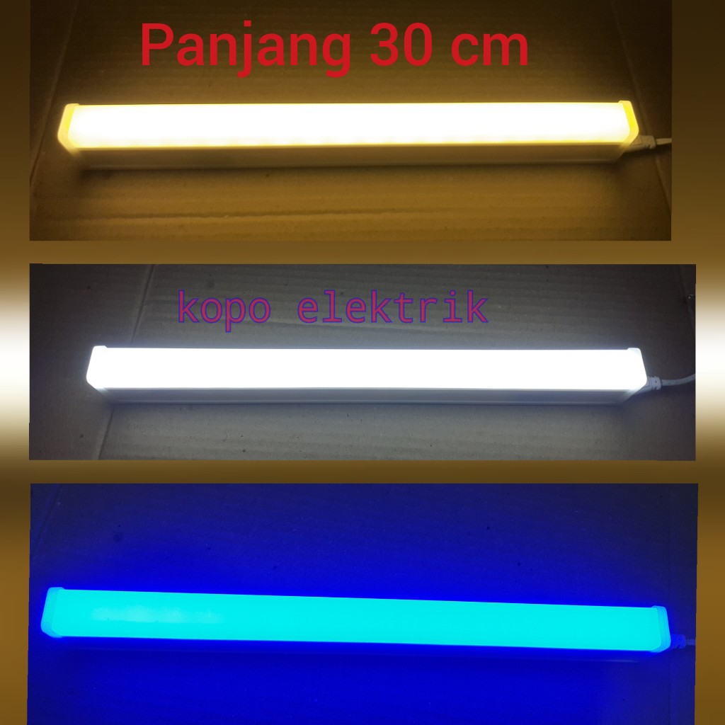 Lampu TL Neon T5 / LED 5W 30cm Tube Warna Warni