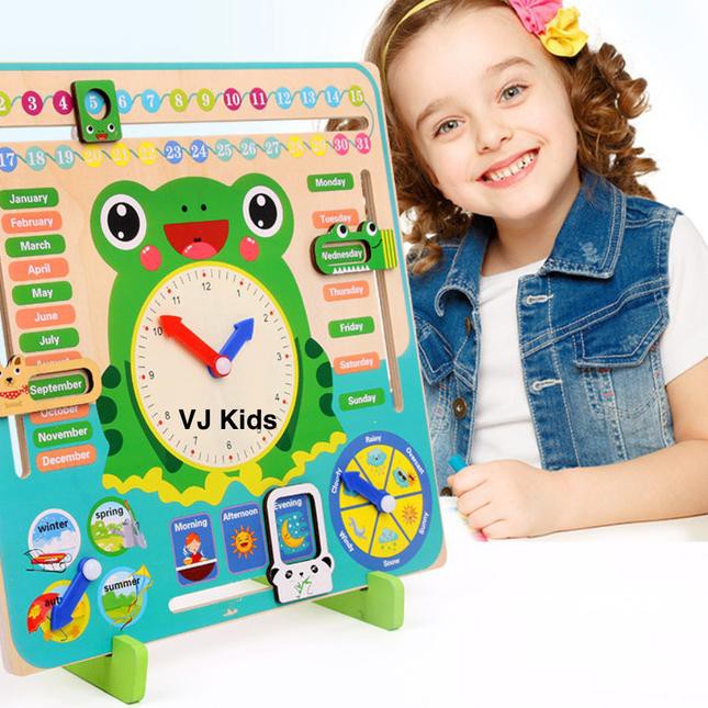 

Best Terlaris multifunctional calendar clock, kalender interaktif untuk anak mainan !