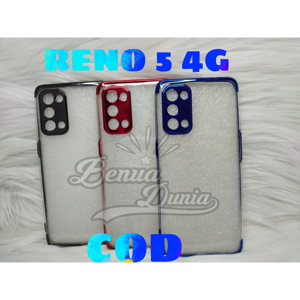 CASE OPPO A94/RENO 5F -RENO 5 4G//SOFCASE SHINING CHROME PREMIUM - BD