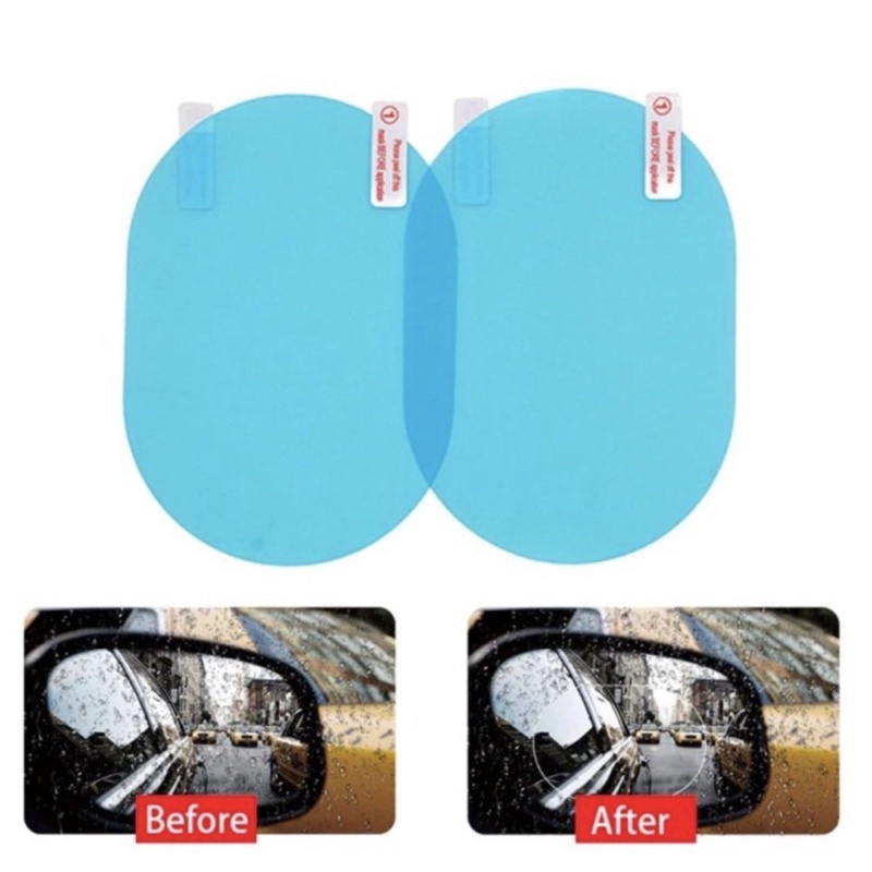 Anti Fog Spion Mobil - Antifog stiker - Stiker Antifog Mobil Anti Embun Isi 2pcs