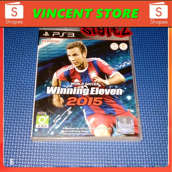 PRODUK ORIGINAL bd PS3 kaset game WINNING ELEVEN 2015