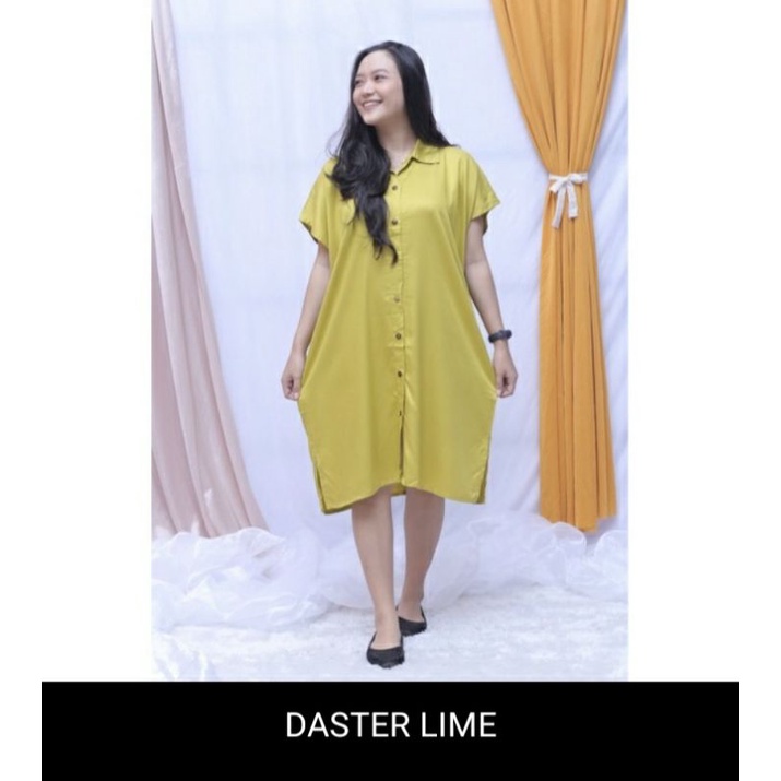 Dress Kemeja Polos Pendek