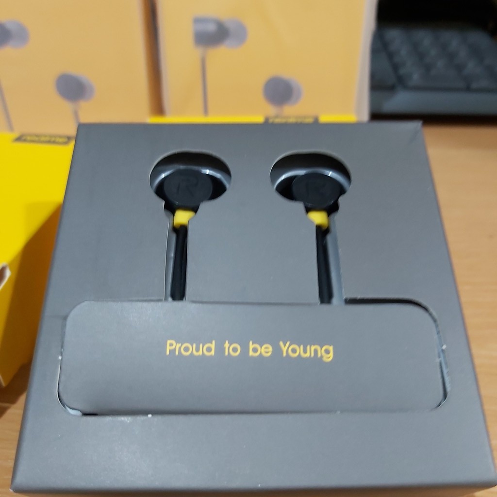 Headset Realme Original 100%/headset realme buds magnet original