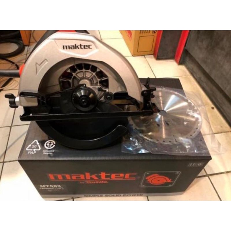 Mesin Gergaji Kayu Circular Saw Circle 7 Inchi Maktec MT 583