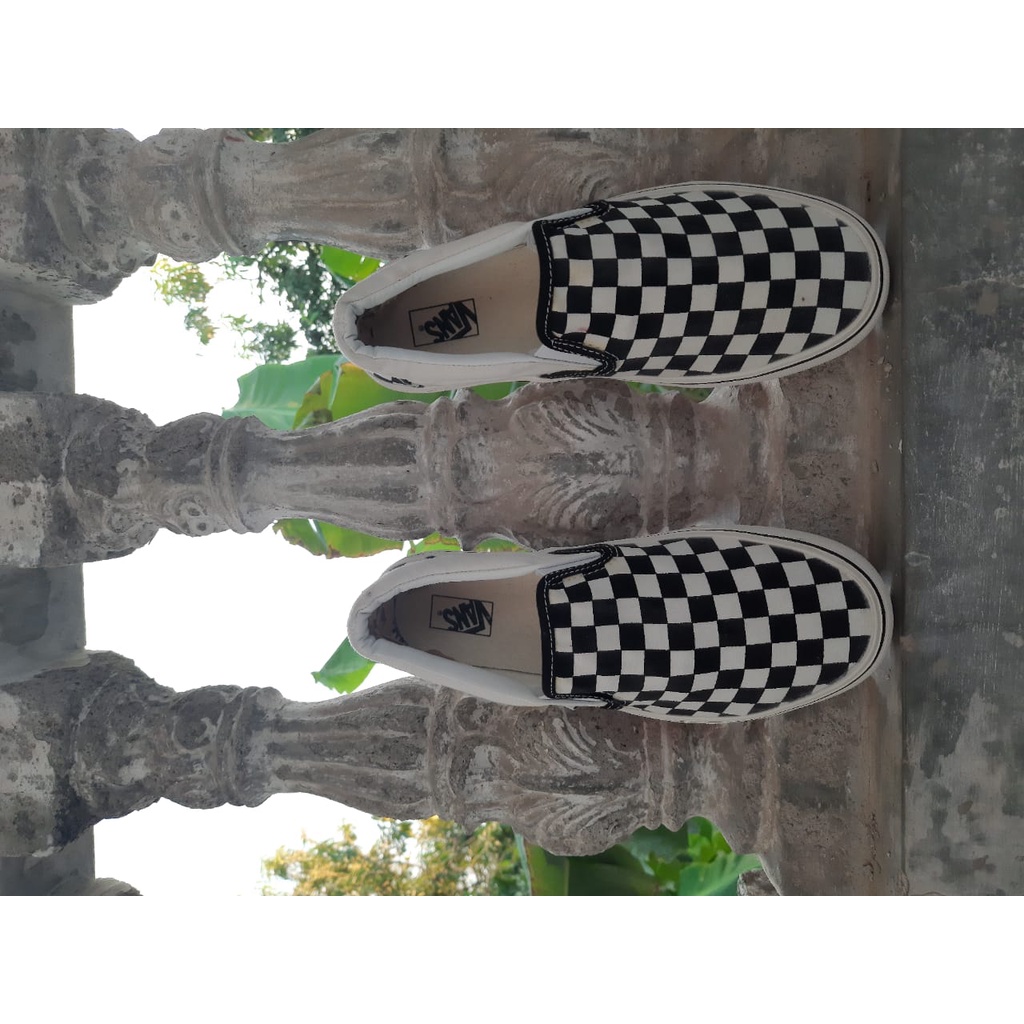 Shoes Second brand Original  Vans Checkerboard Slip On Vans Slop