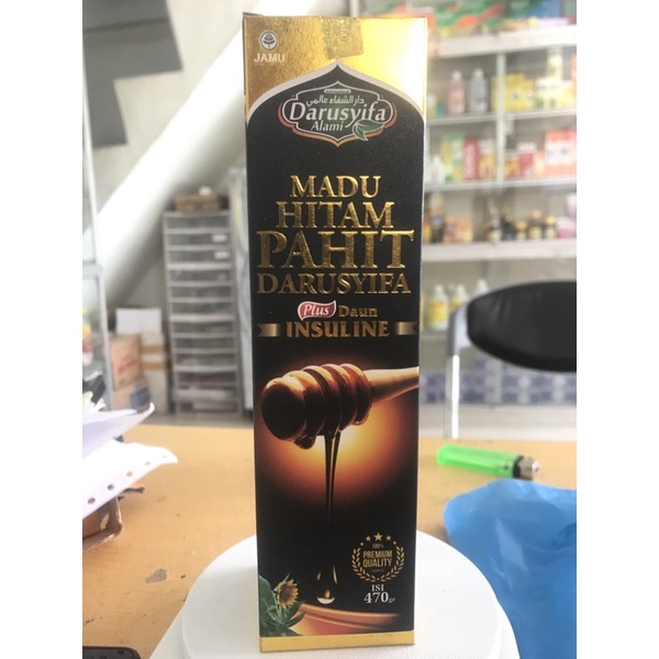 

Madu Hitam Pahit Darusyifa Plus daun Insulin
