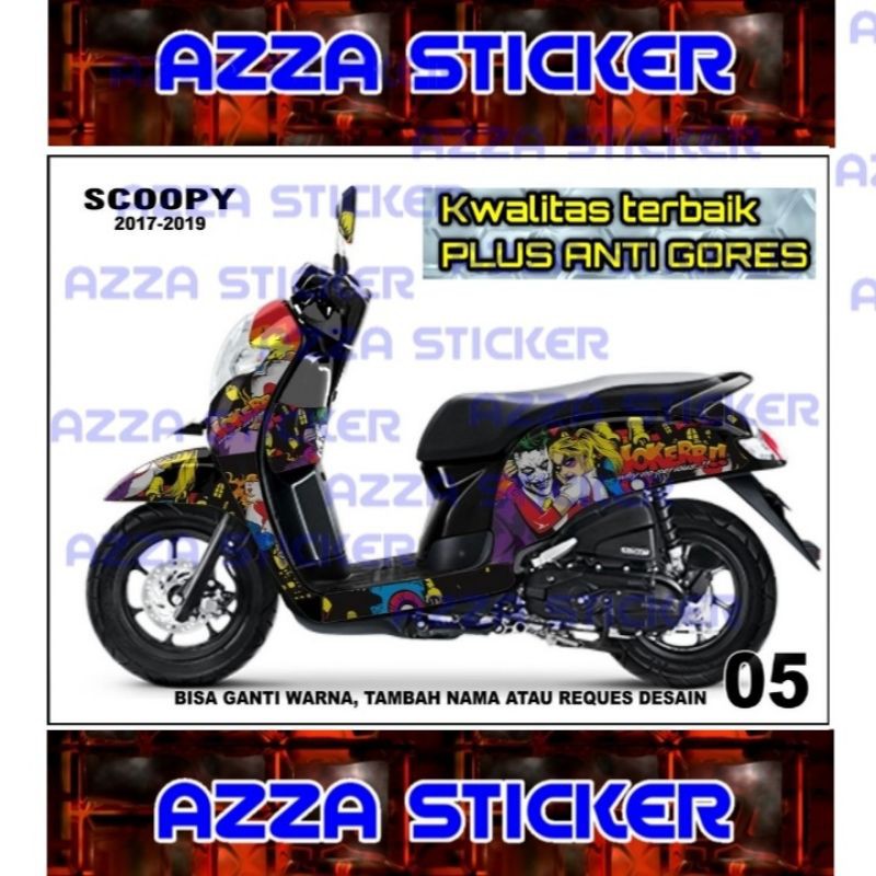 Sticker decal Scoopy 2019 Full Body decal Scoopy 2019 Full body 05