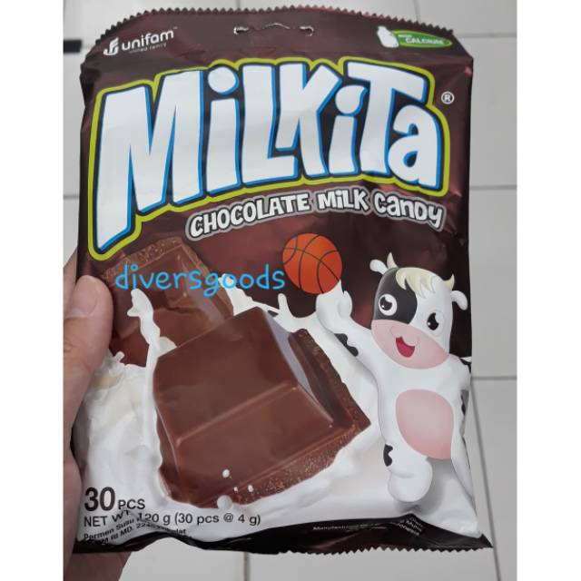 

Permen milkita isi 30 coklat milk / assorted milk