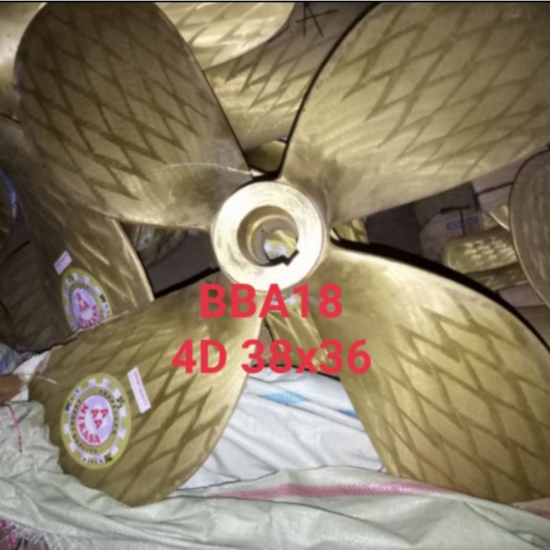 Kipas Kapal MIKASA / Propeller 4d 38x36