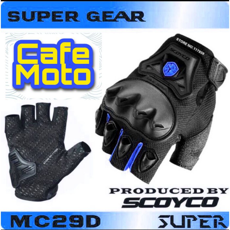 Sarung Tangan Scoyco MC29d Half finger Mc 29D pendek