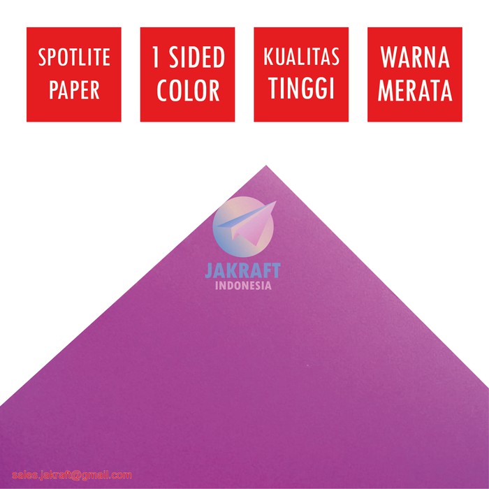 

Kertas Karton Asturo Warna Ungu Purple (60 x 40 cm) Scotlite