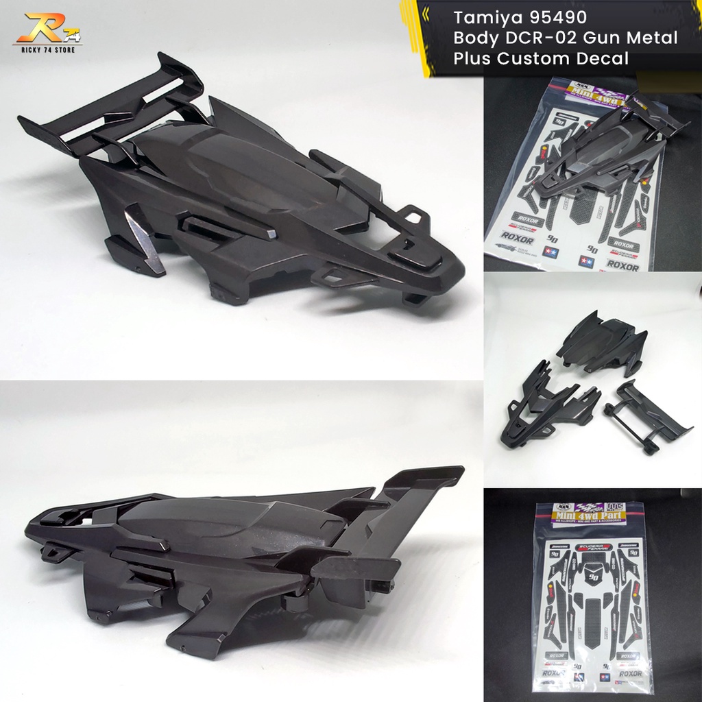 Tamiya 95490 Body DCR-02 Gun Metal Plus Custom Decal