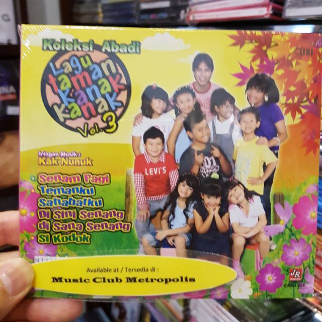 CD KOLEKSI ABADI LAGU TK BERSAMA KAK NUNUK VOL.3