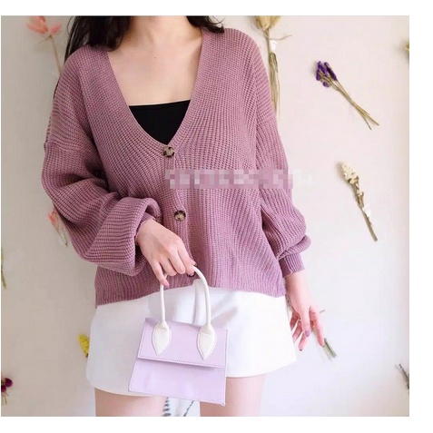SUETERKU VINA KNITTED CARDIGAN RAJUT / CARDI FISTA RAJUT PREMIUM HQ