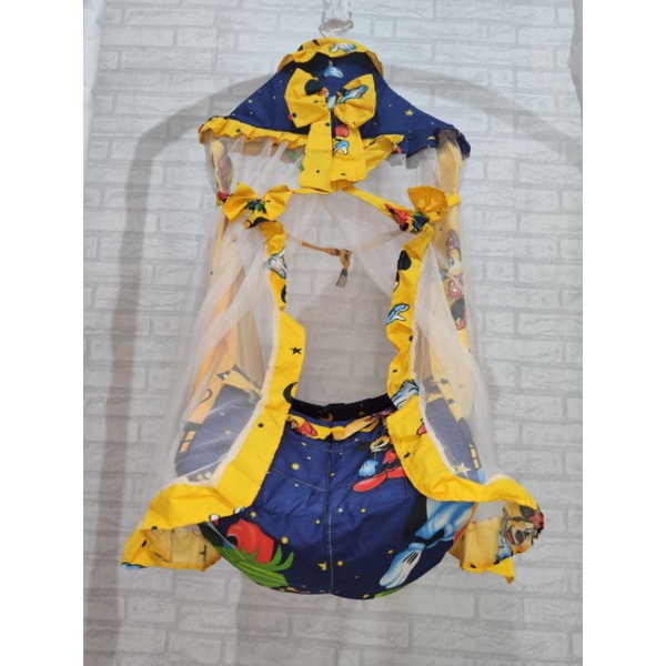 Ayunan Kelambu Karakter 3in1 Model Pita-Mickey halowen