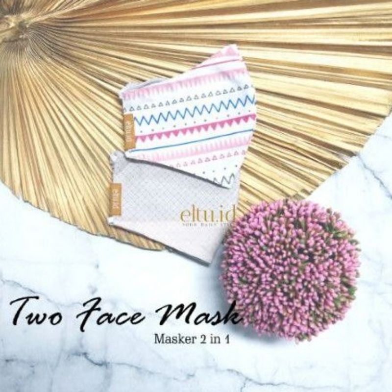 Masker Headloop Motif Bolak balik by Eltu.id Elzatta