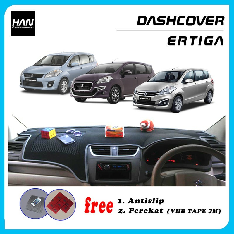 Cover Dashboard Suzuki Ertiga - FREE Antislip &amp; Double Tape