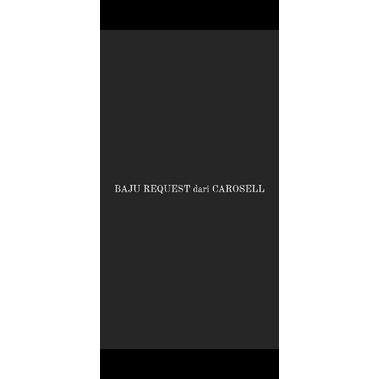 preloved sesuai perjanjian ya kak