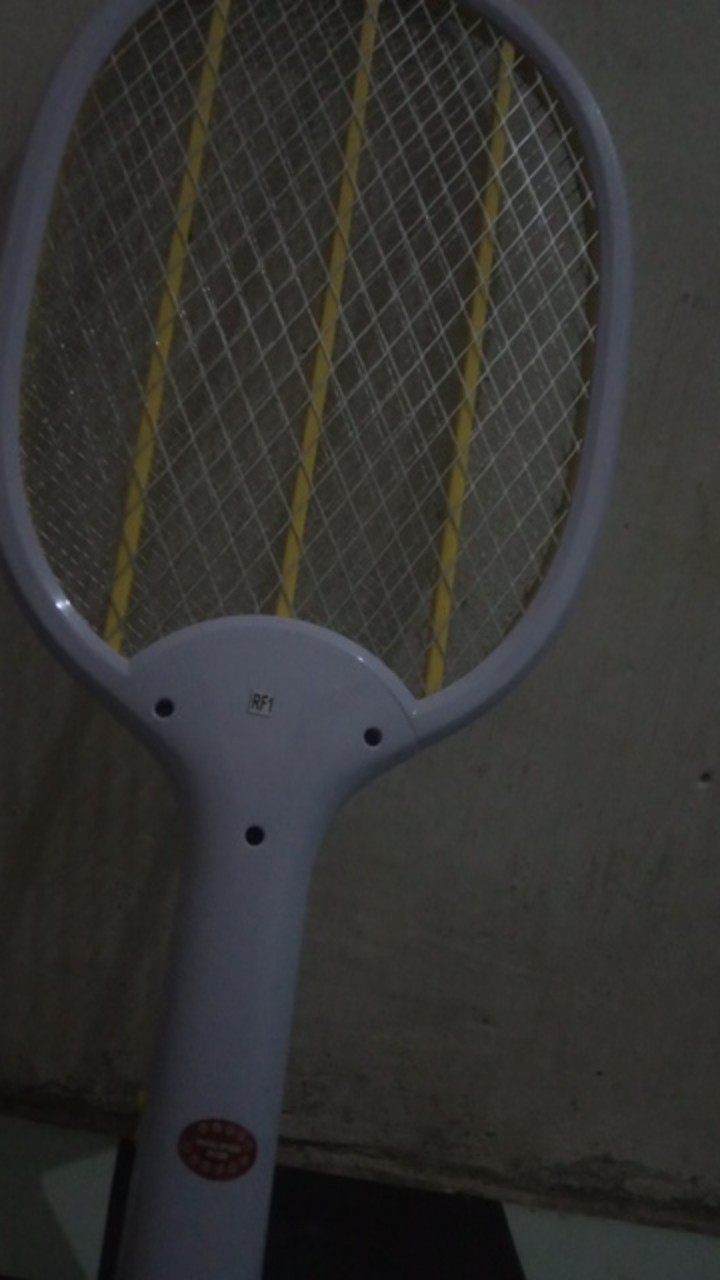 Raket Nyamuk Cas Mitsui Aries Mrl 72 Jaring Oval