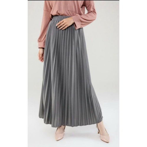 Ariana - Rok Plisket Premium Plisket besar Plisket clok Rok Plisket Mayung Pleated Maxi Skirt