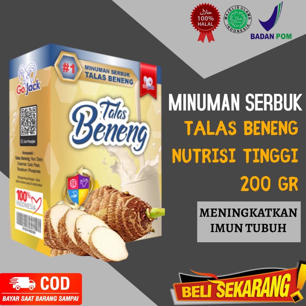 

MINUMAN SERBUK TALAS BENENG KUNING SOLUSI TUBUH SEHAT & KUAT
