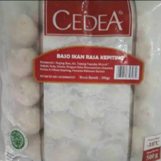 

Cedea Baso Ikan Rasa Kepiting 500 Gram