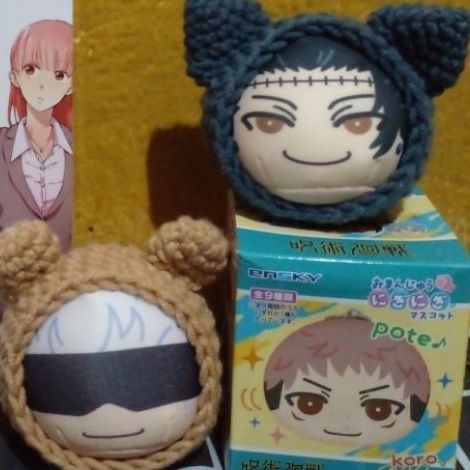 OMANJUU GOJO GETO JUJUTSU KAISEN JJK DOLL PLUSH PLUSHIE OMANJUU CASE