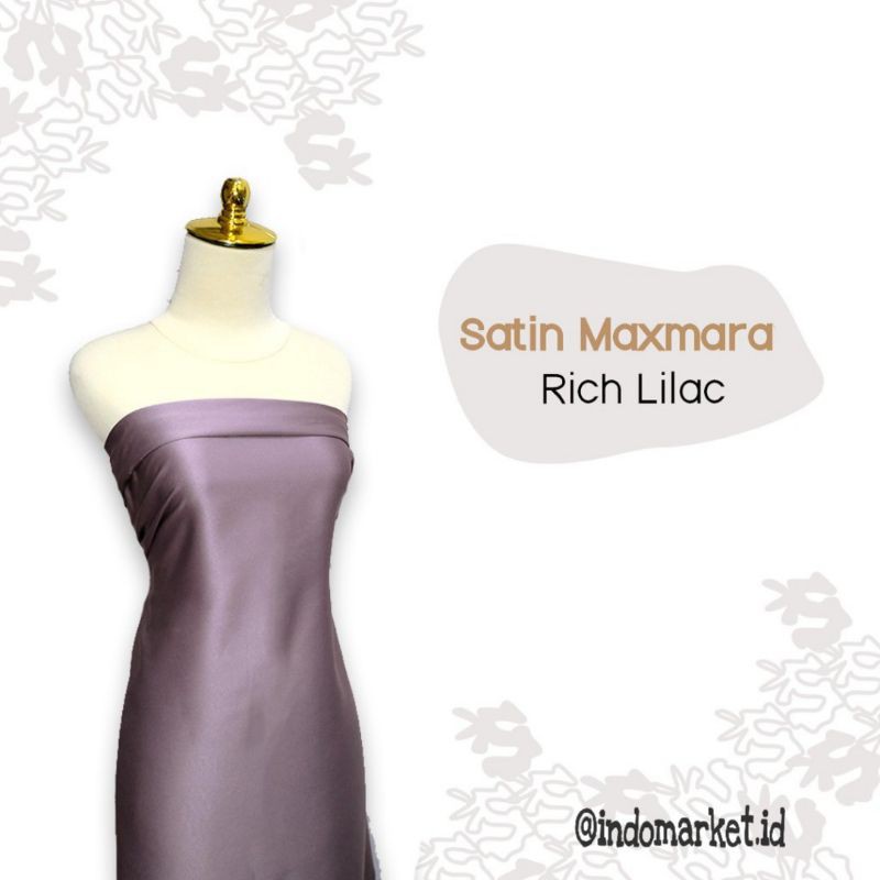 (TERMURAH )KAIN SATIN MAXMARA / KAIN MAXMARA / KAIN METERAN / BAHAN PAKAIAN