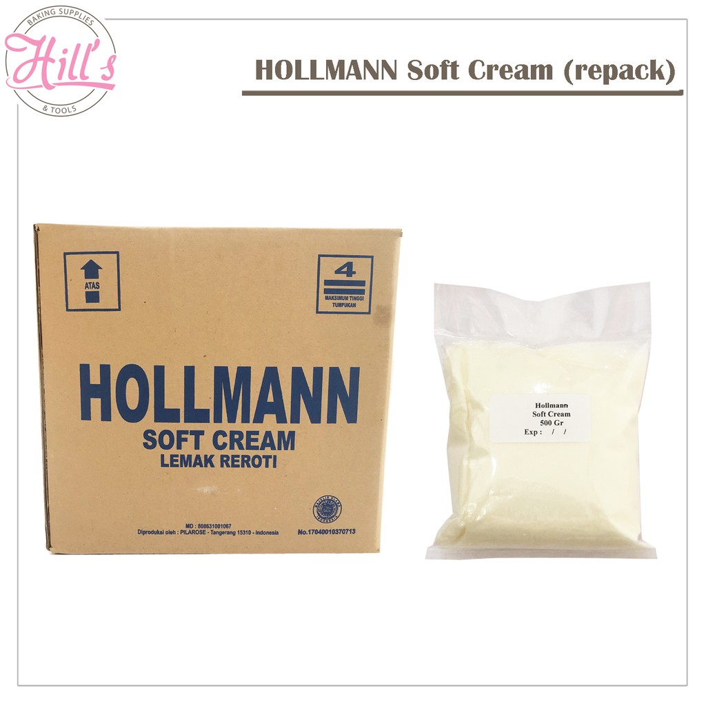 

PROMO MURAH !!! SOFT CREAM HOLLMANN 500 gr / PELEMBUT BUTTER CREAM 500gr / HOLMAN HOLLMAN SOFTCREAM